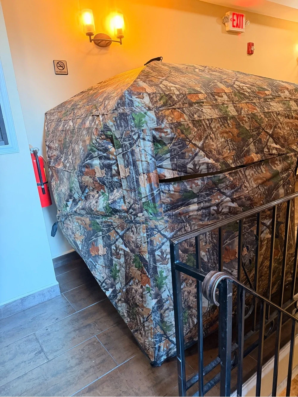 Camouflage Heavy-Duty Furniture Cover — Brown & Green